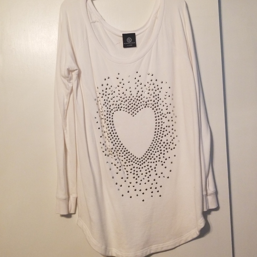 Scandalicious rhinestone sweatshirt